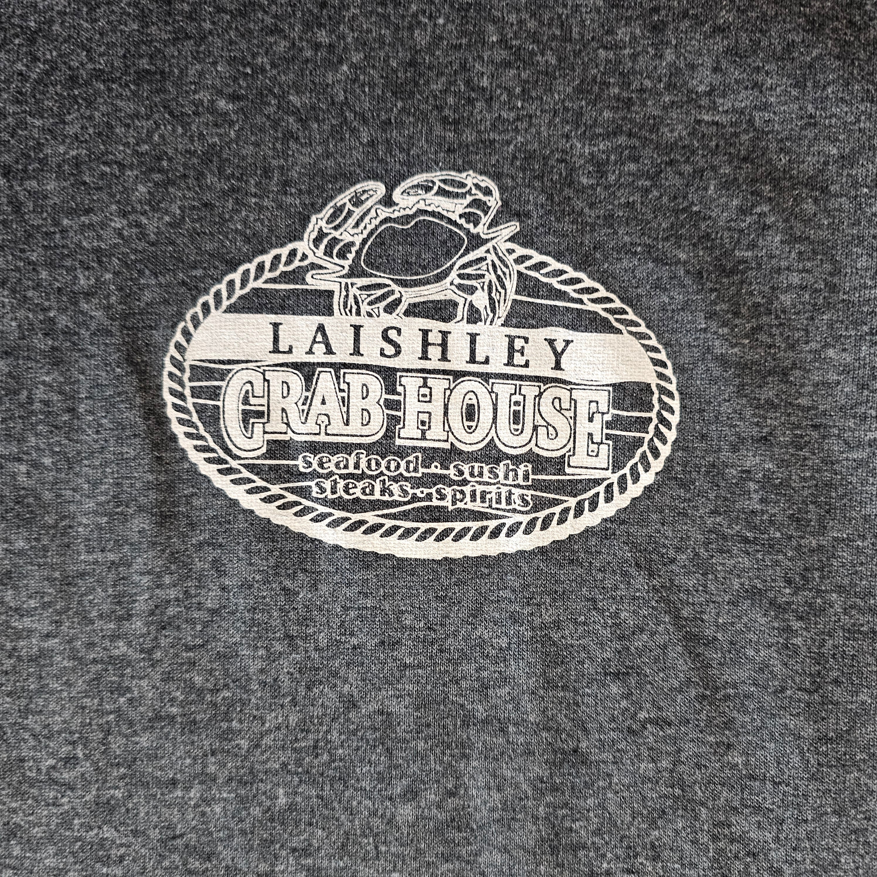 トップス Mix gray)2025aw Brook&Fish Logo L Laishley Crab House T-Shirt- Anchor Gray – Smugglers Enterprises