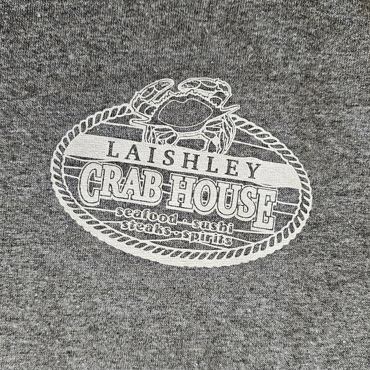 Laishley Crab House T-Shirt- Boardwalk Gray